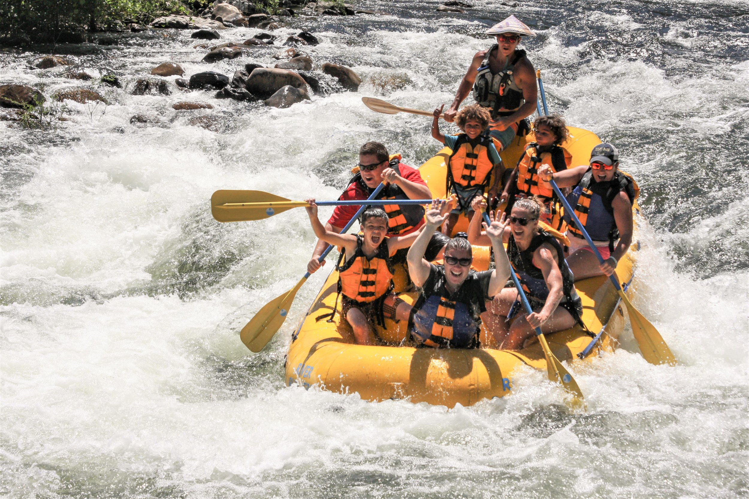 Scenery on the Whitewater Rafting trip